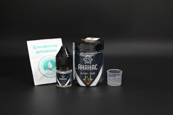 Купить Ароматизатор DARK X SIZE XL SHORT+ "Ананас" (на 30мл)  + флакон 30мл Ароматизатор DARK X SIZE XL SHORT+ "Ананас" (на 30мл)  + флакон 30мл